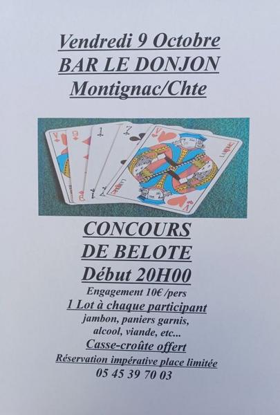 Concours de belote
