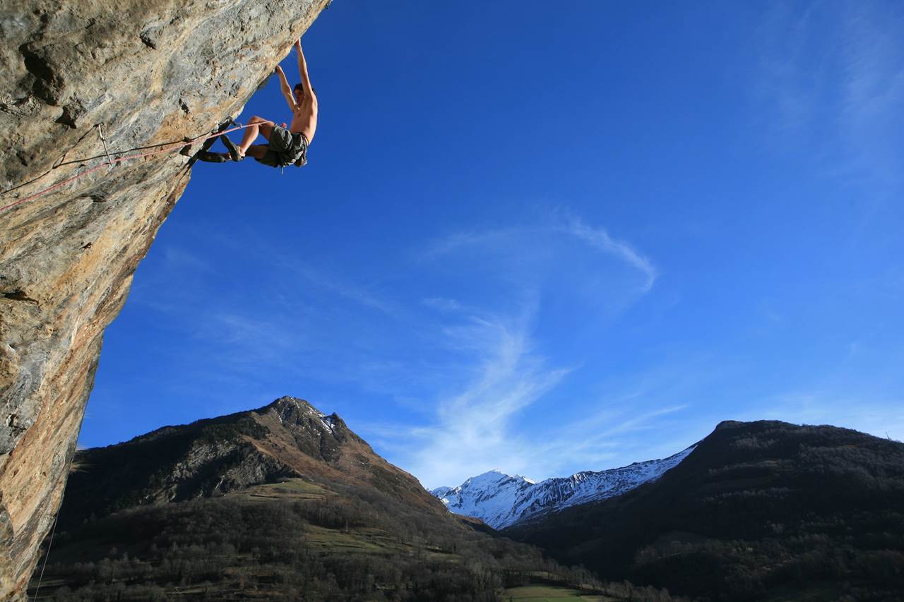 Escalade falaise