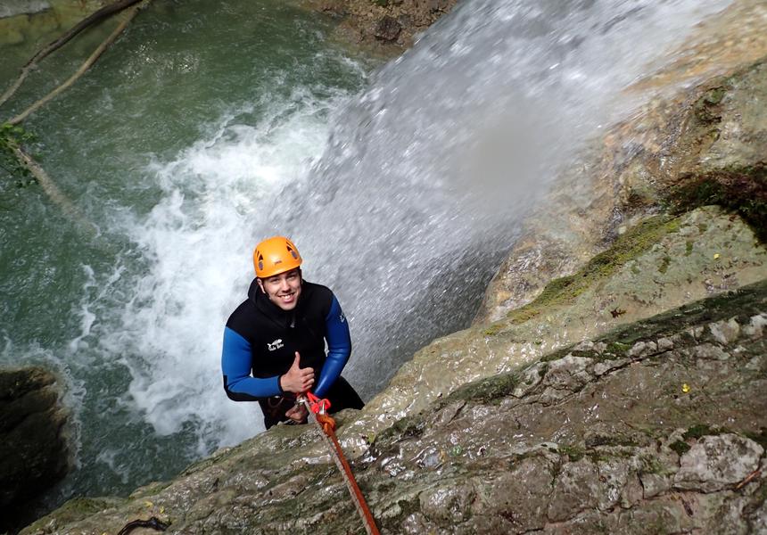 Canyoning dans l'Ain