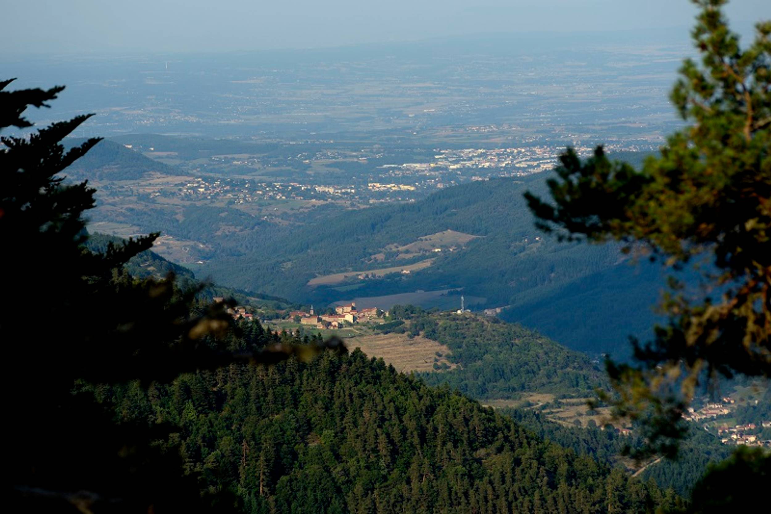 Vue sur Saint-Julien-Vocance