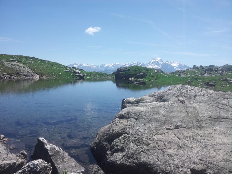 Lac de Portette vallée de la Plagne