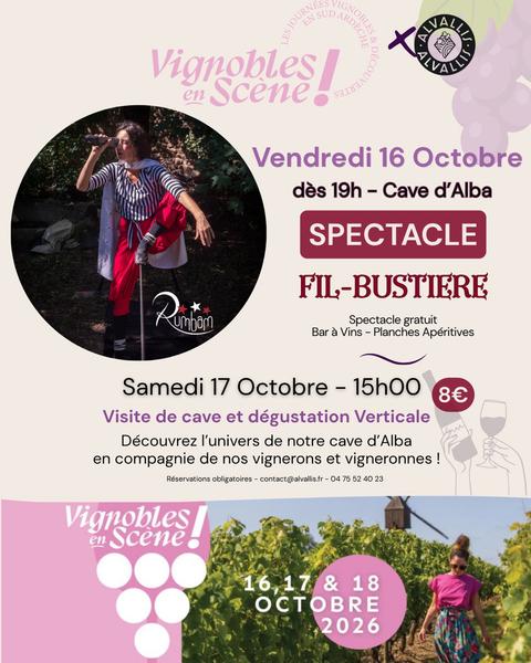 Vignobles en scène : Week-end convivial à la Cave dAlba_Alba-la-Romaine