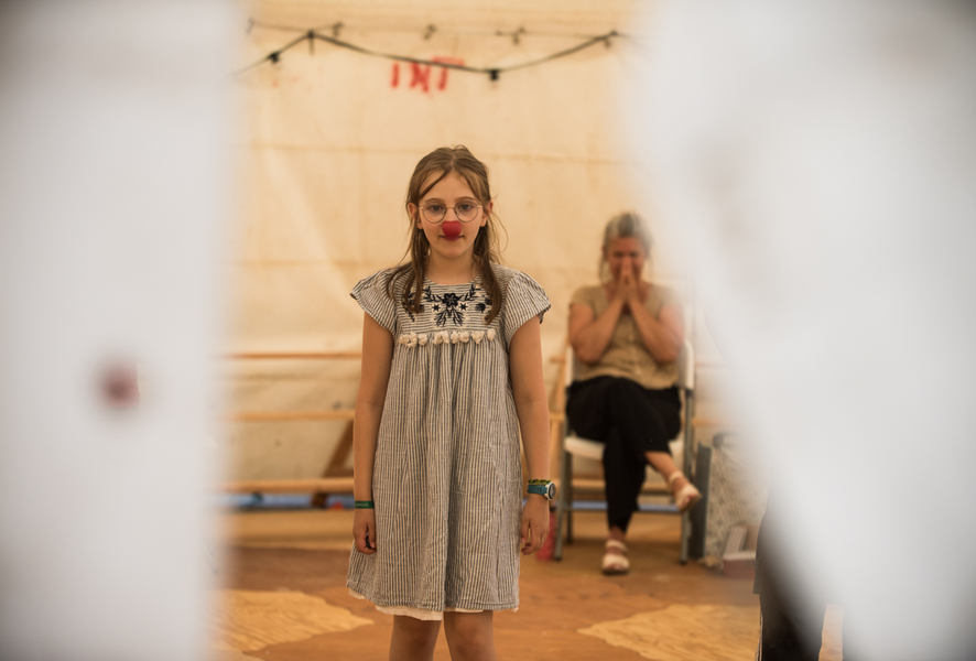 Stage clown