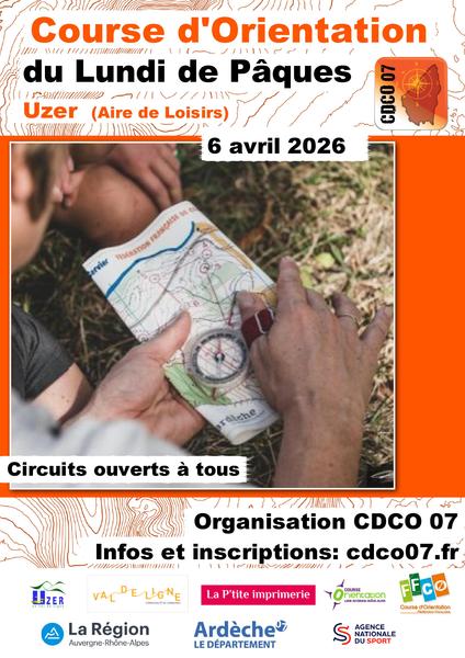 Course dOrientation du lundi de Pâques_Uzer