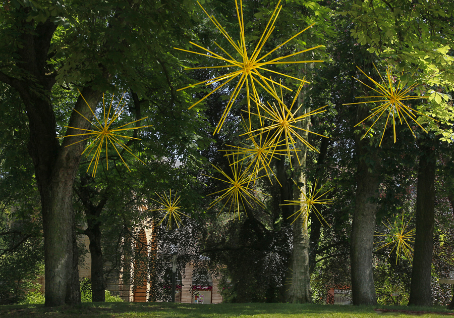 Anémochores - Installation artistique de Marie-Hélène Richard