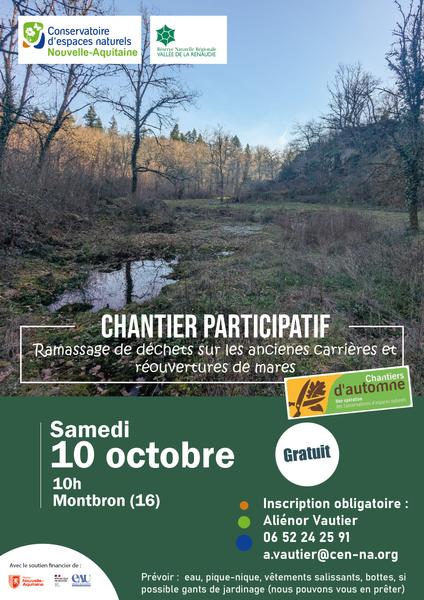Chantier participatif : ramassage de déchets sur les anciennes carrières