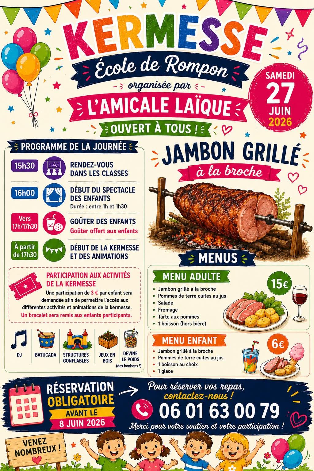 Fête de l'école primaire privée Présentation de Marie (kermesse)