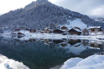 Lac de Vonnes - Châtel en hiver
