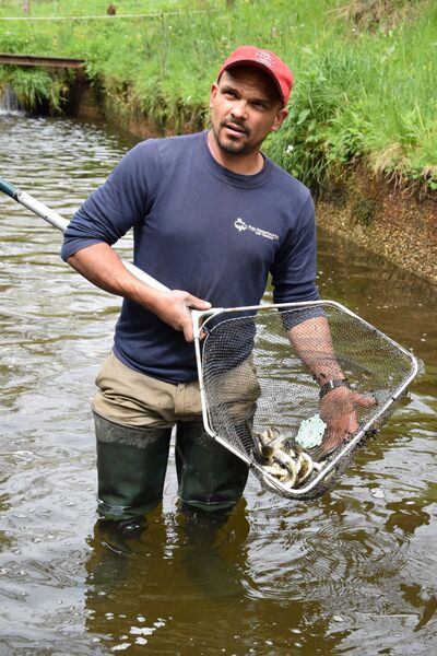 Pêche à la pisciculture de Jaladieu