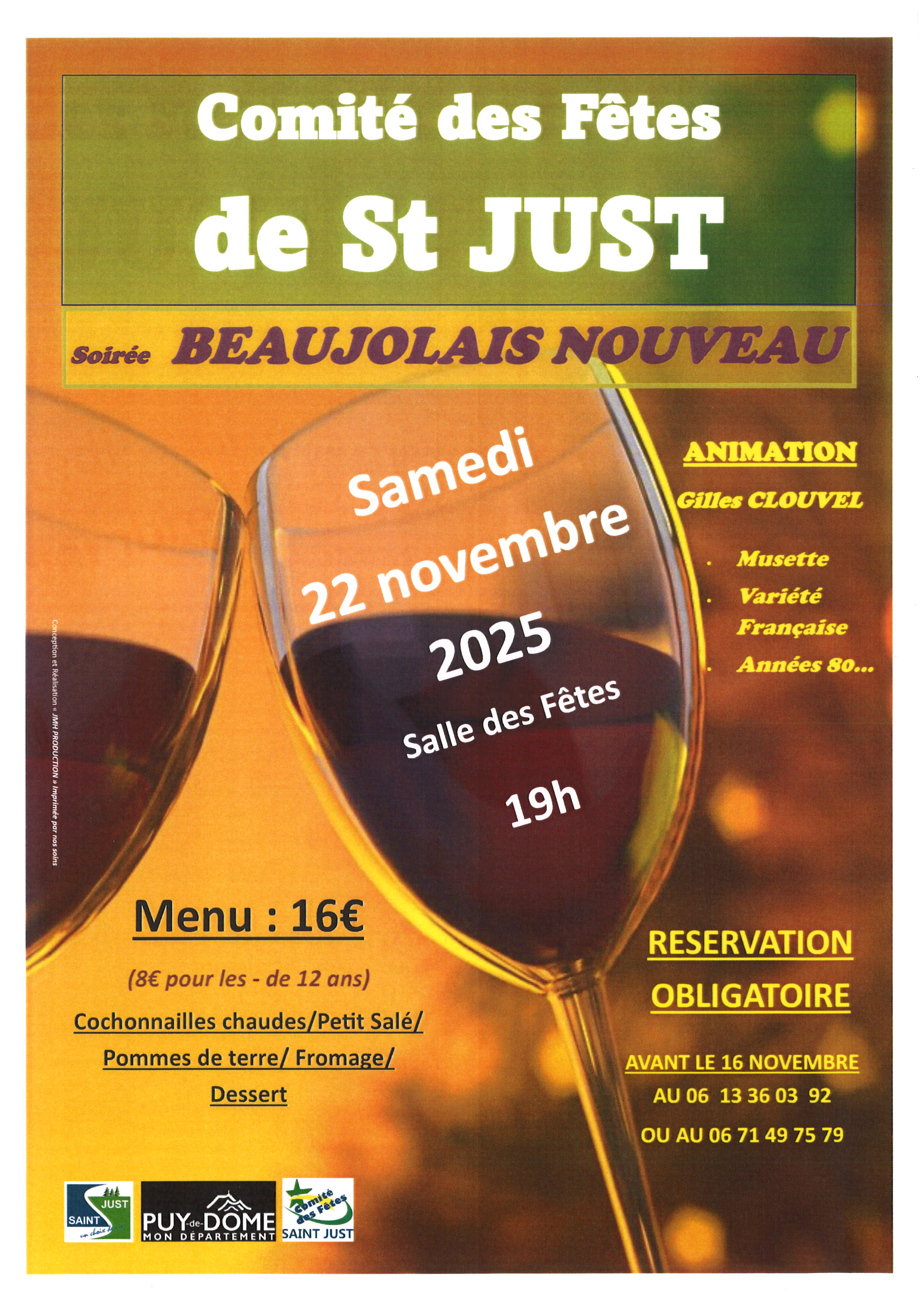 Soirée Beaujolais Nouveau // Saint-Just