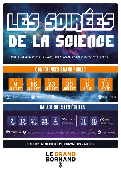 Affiche Les Soirées de la Science
