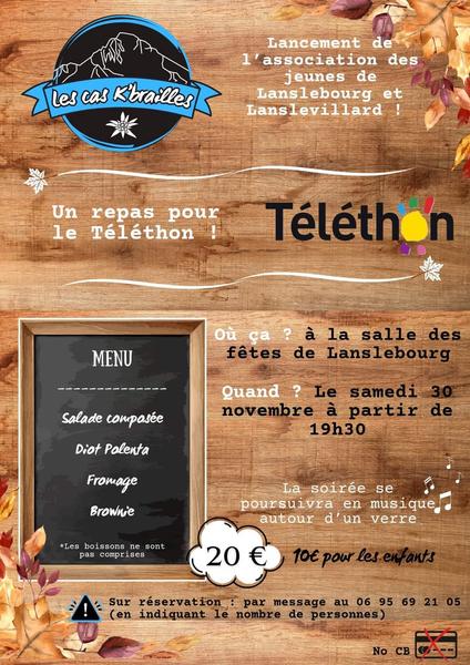 Repas du téléthon Le 30 nov 2024