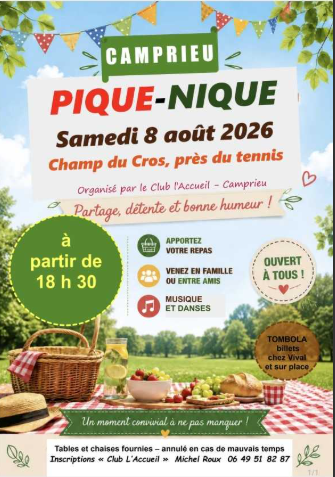 Pique-Nique Partagé dans le Cros_Saint-Sauveur-Camprieu