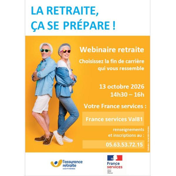 Webinaire retraite - France services Val81