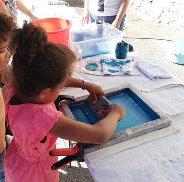 Atelier : Sérigraphier la nature_Villages du lac de Paladru