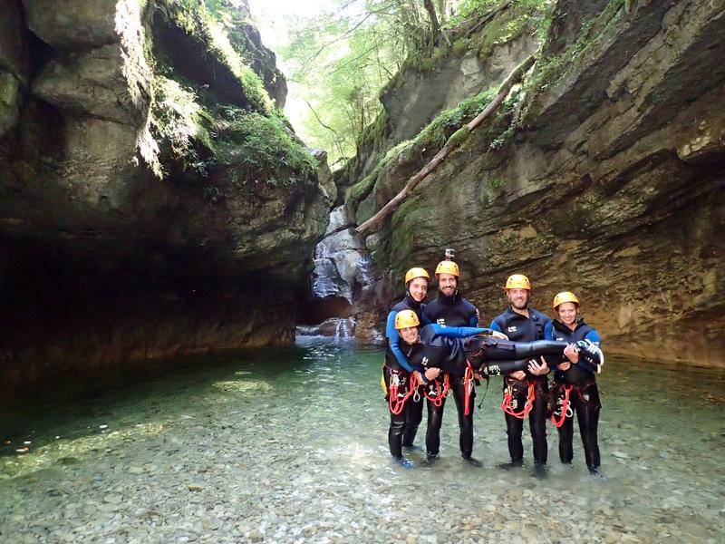 Canyoning dans l'Ain