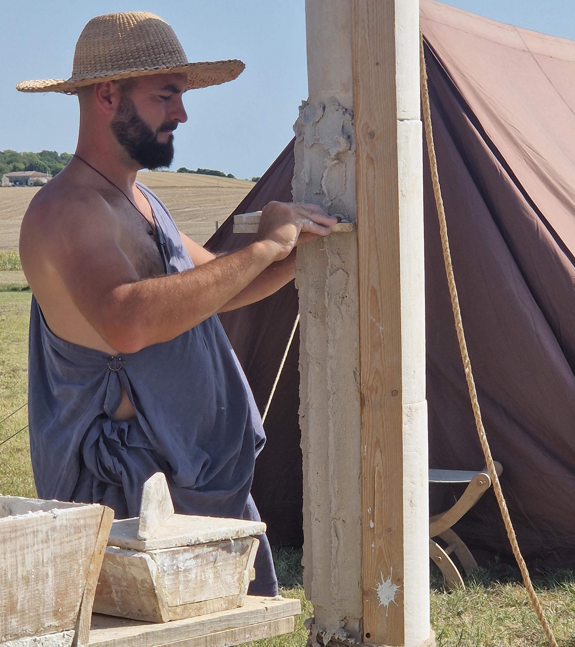 Chantier d'archéologie expérimentale sur le site du Fâ