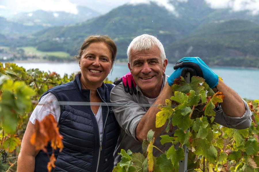 Vignerons - © Patrick Domeyne Delphine et Emmanuel - © Patrick Domeyne