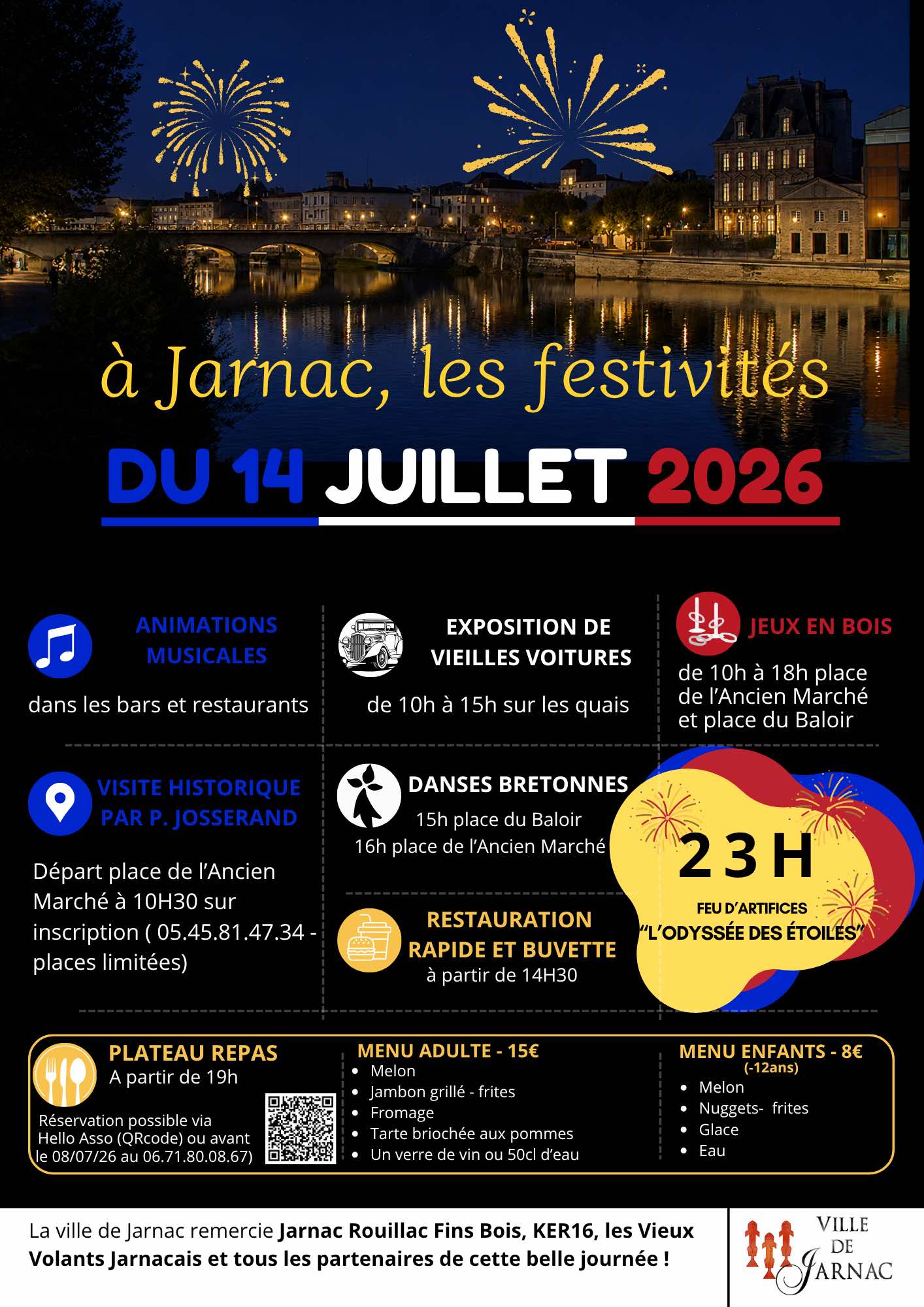 Festivités de la Fête Nationale | Jarnac