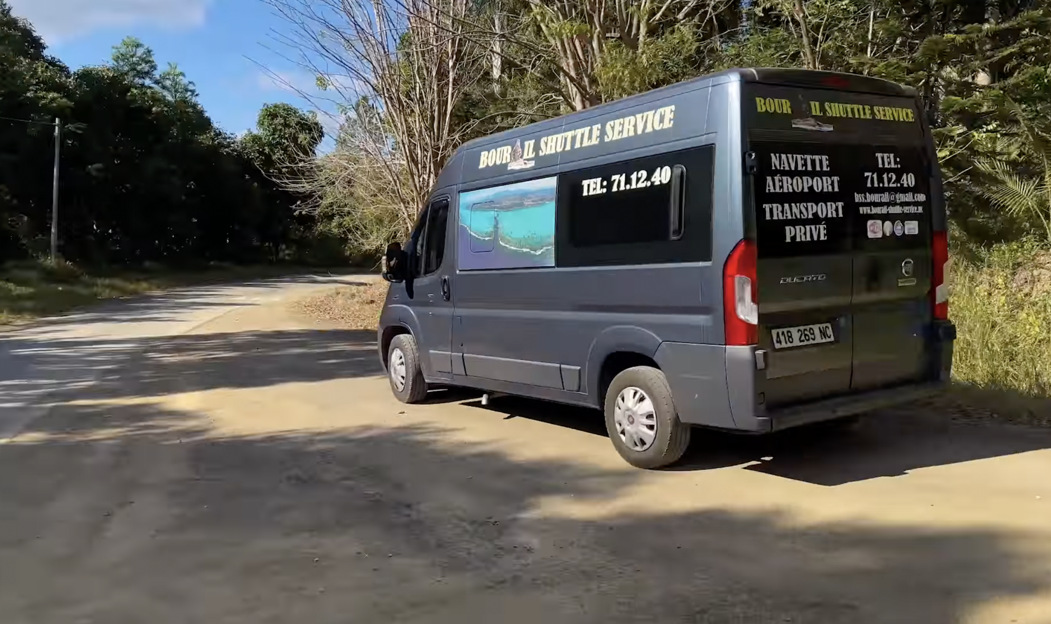 Bourail Shuttle Service Van