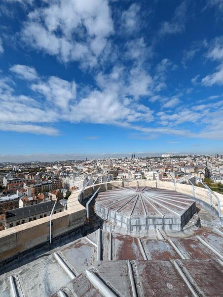 Photo vue de haut depuis le château de Vincennes 