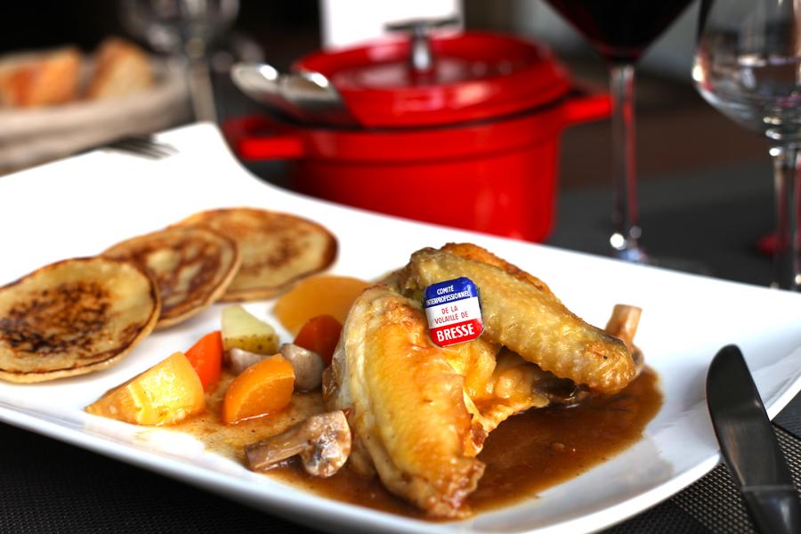 volaille de bresse au vinaigre d'estragon