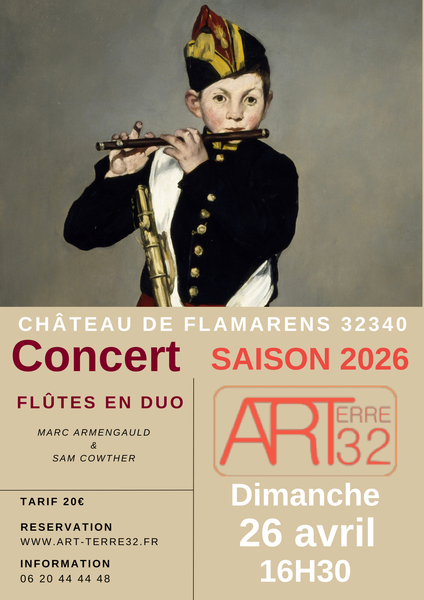 Concert – « Flûtes en duo »_Flamarens