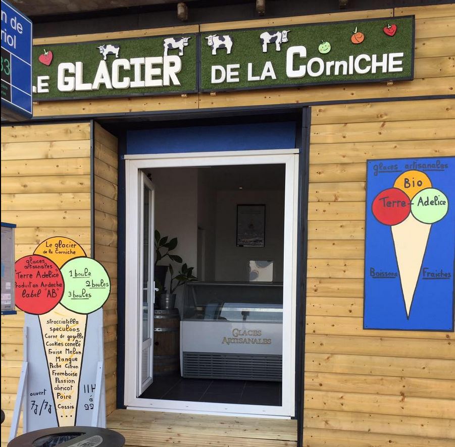 Le glacier de la Corniche