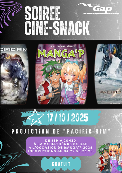 - © Médiathèque Gap Soirée ciné-snack : projection de 'Pacific Rim'_Gap - © Médiathèque Gap