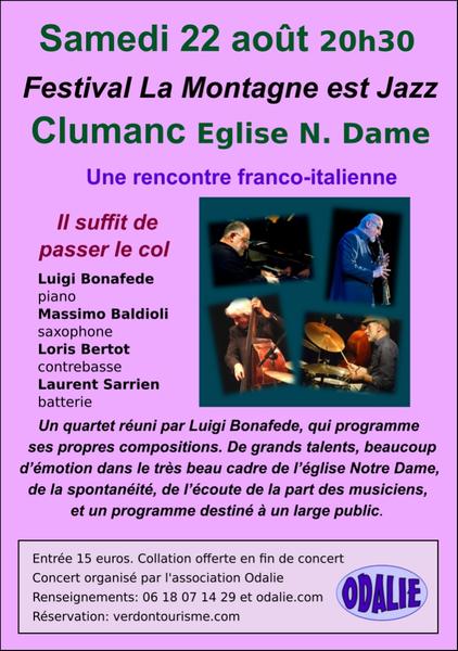 Festival la Montagne est Jazz- Concert 
