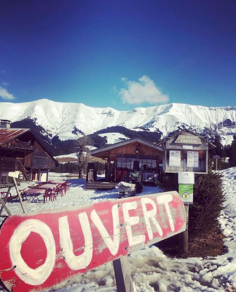 Le restaurant en hiver