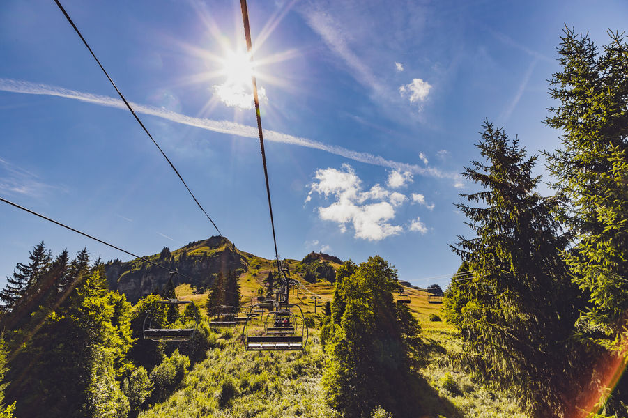 Remontées mécaniques du Grand-Bornand en été