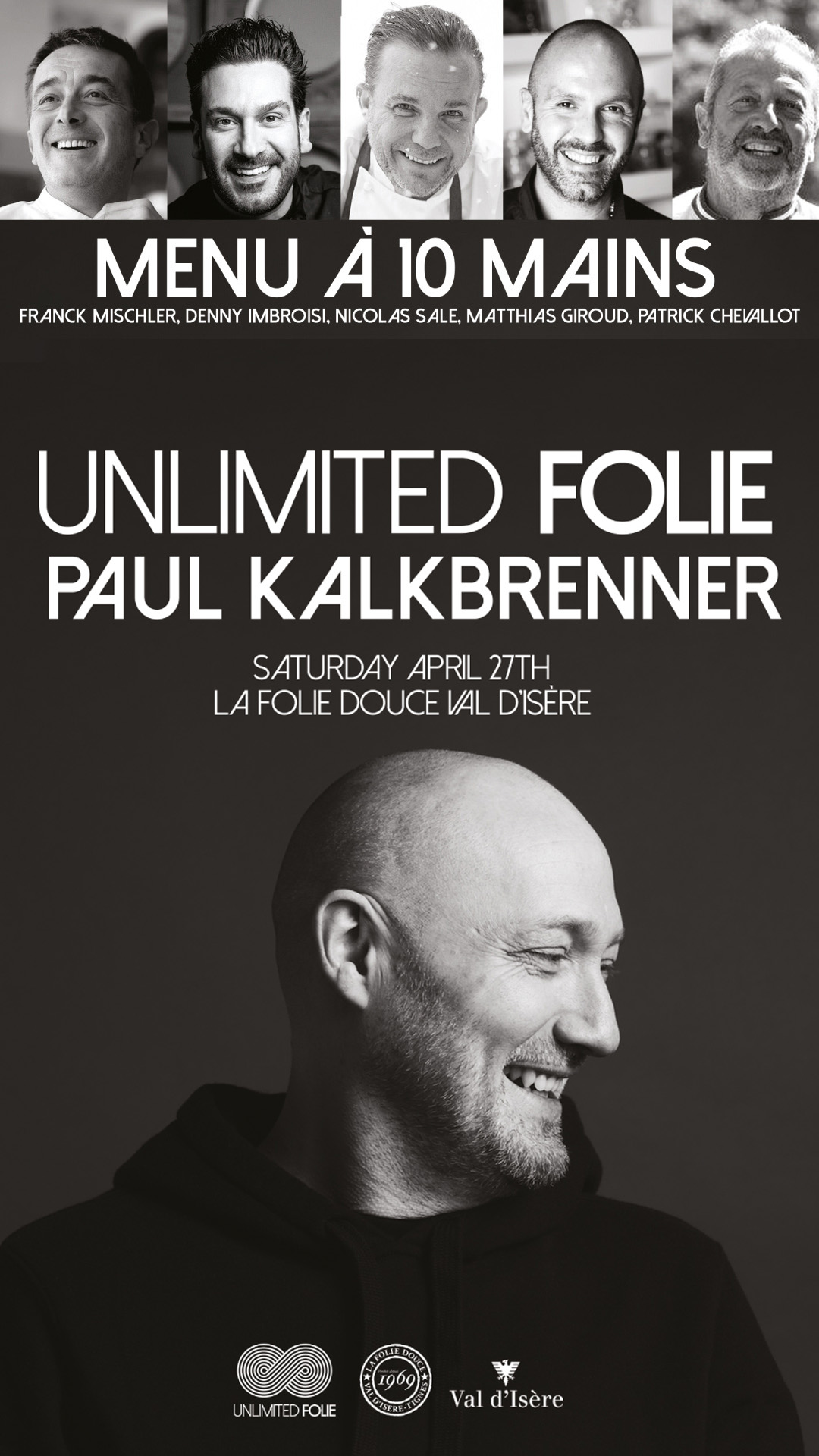Menu à 10 mains & concert de Paul Kalkbrenner