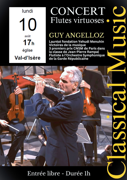 Concert de flûte avec Guy Angelloz