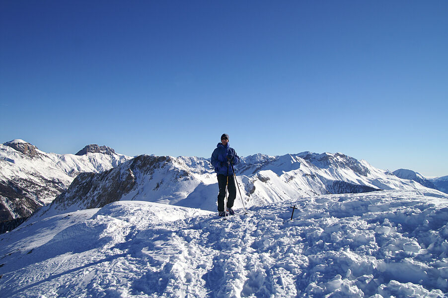 Initation au ski de rando cet hiver Blanche Serre-Ponçon