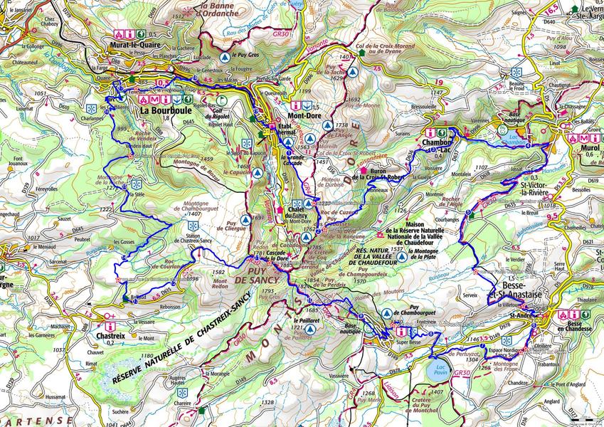 La boucle Sancy longue (au départ du Mont-Dore / 84 km)