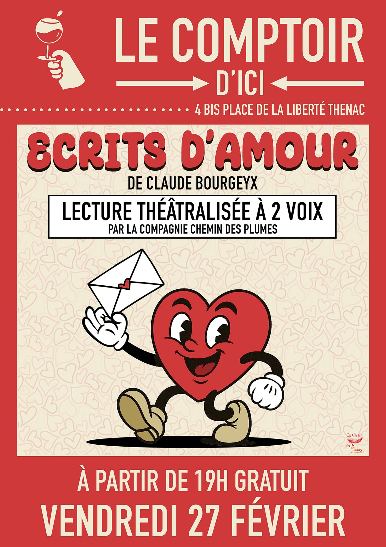 Soirée Théâtrale - Ecrits d'amour