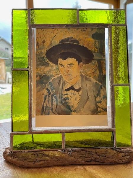 Cadre en vitrail - Agnèle