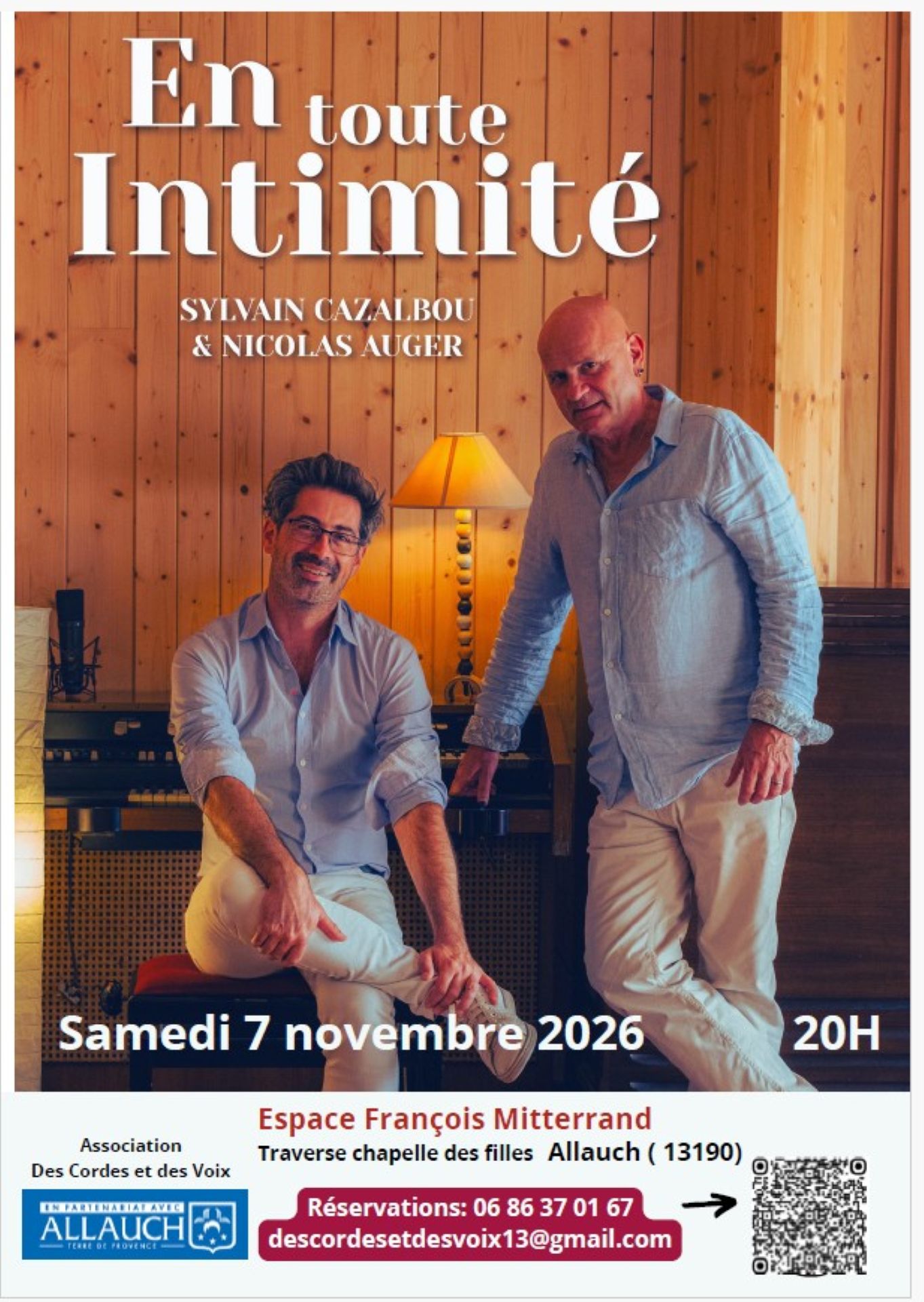 Concert des Cordes et des Voix - "En toute intimité"