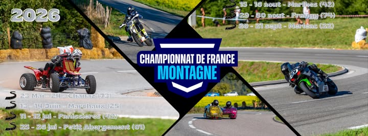 Course de c�te moto � Championnat de France de la Montagne au Petit-Abergement