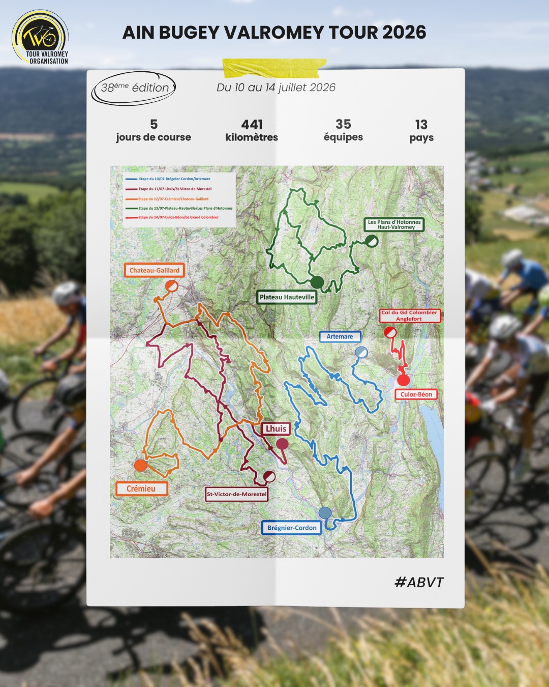 Ain Bugey Valromey Tour 2026 - 38e �dition