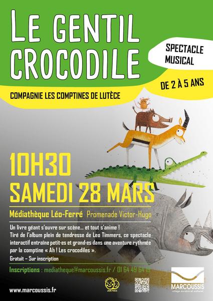 Spectacle - Le gentil crocodile