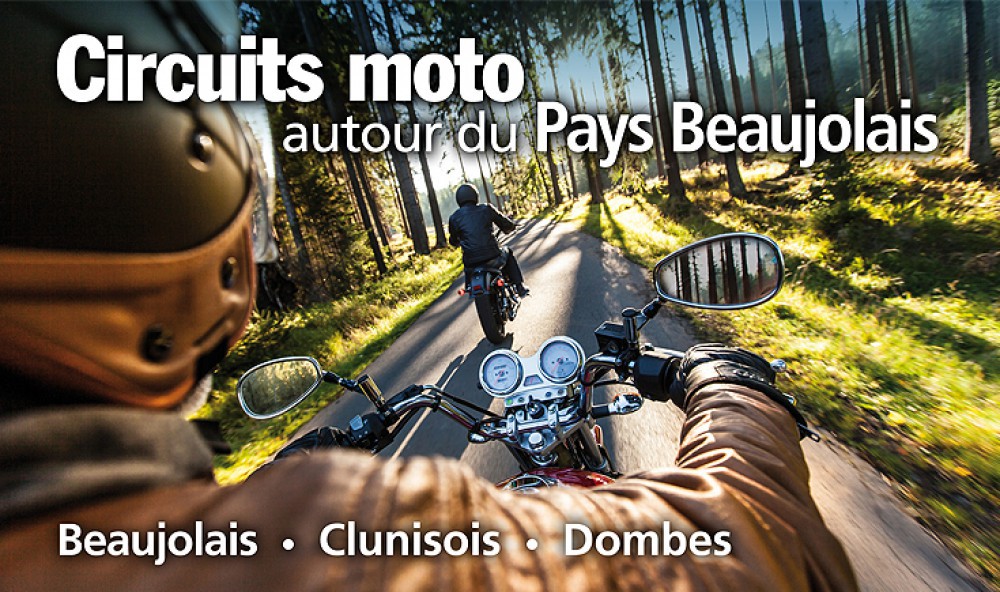Circuit moto en Beaujolais