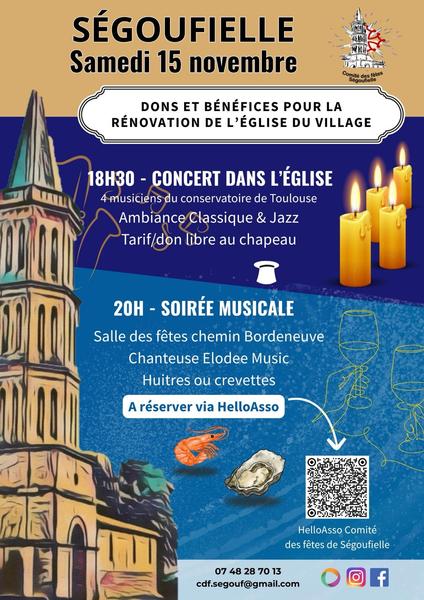 Concert et soirée musicale_Ségoufielle