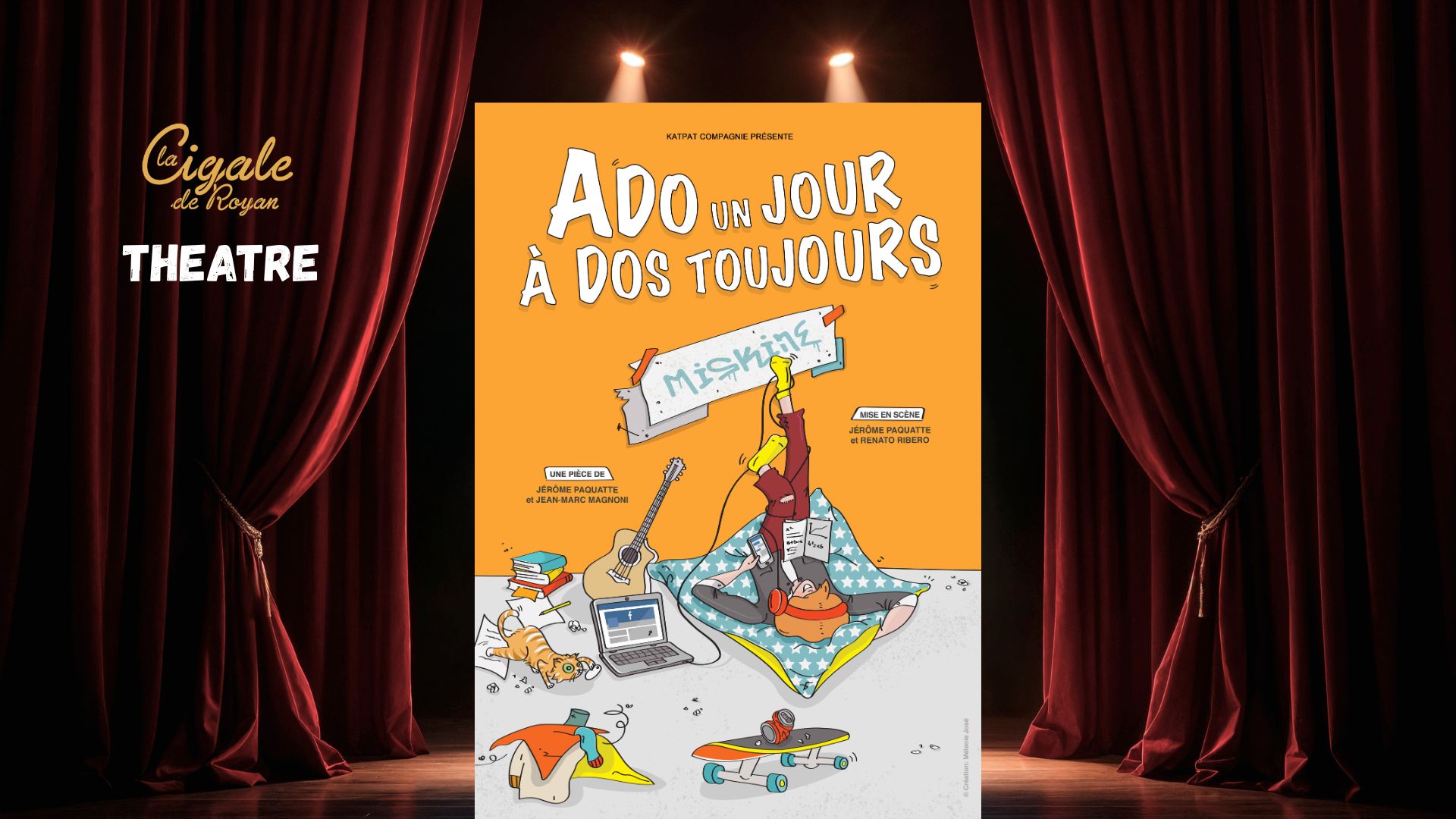 Théâtre : "Ado un jour, à dos toujours"