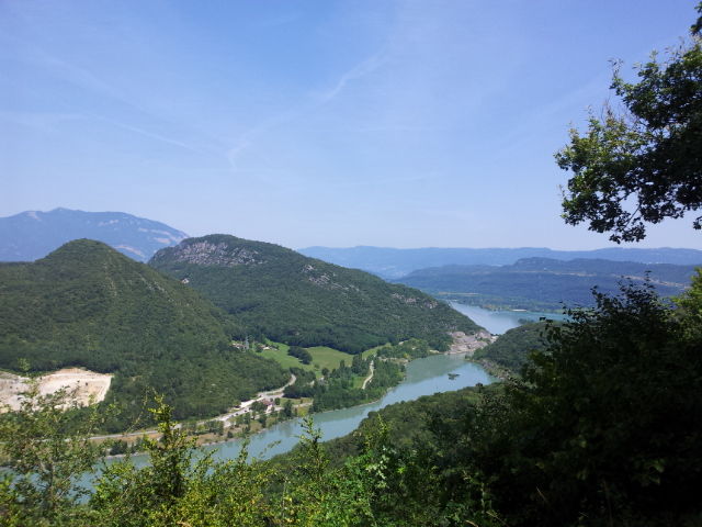 Vue depuis le belvédère de Parves
