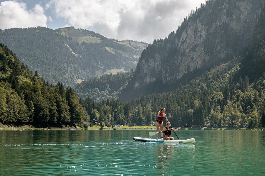 Lac de Montriond et paddle
