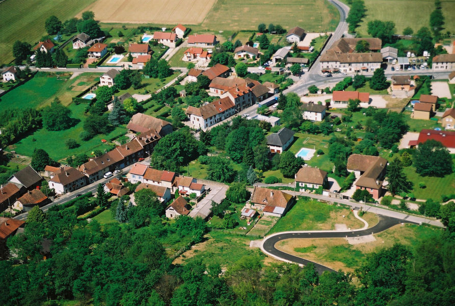 Vue aérienne Virignin