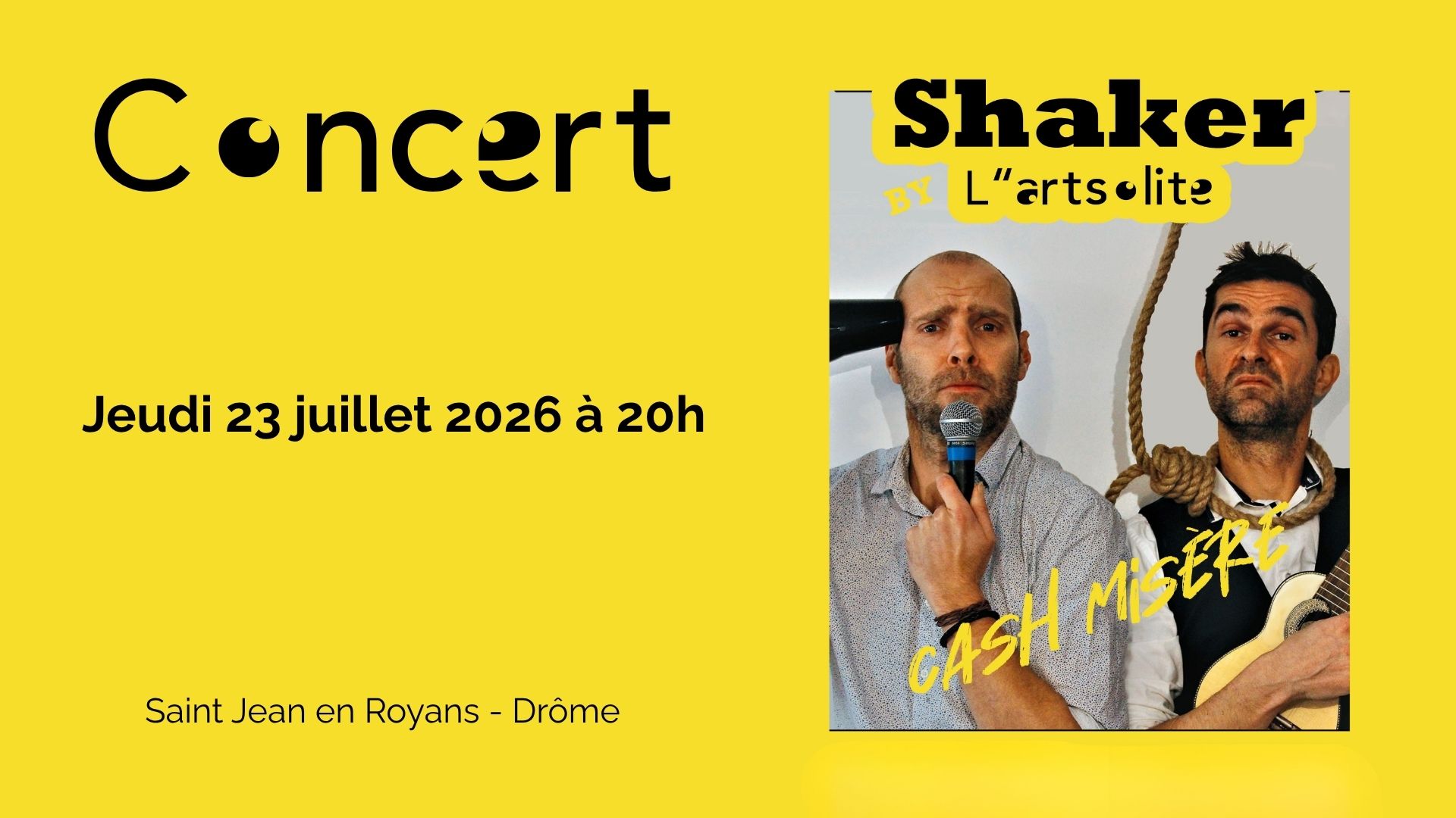 Concert Cash Misère