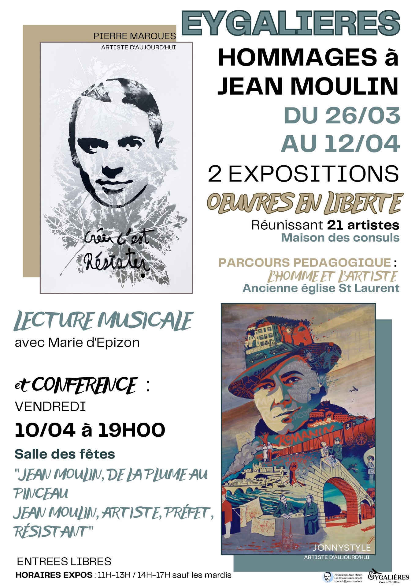 Hommages à Jean Moulin